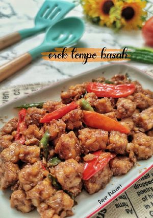 Foto resep Orek Tempe Basah