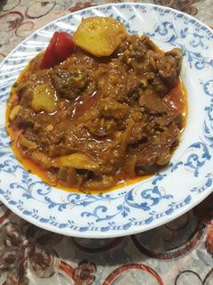 عکسی از دستور خوراک گوشت