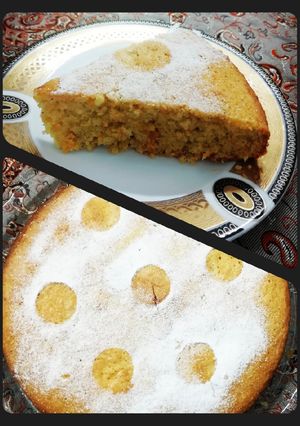 عکسی از دستور کیک هویج و گردو 🥕😋