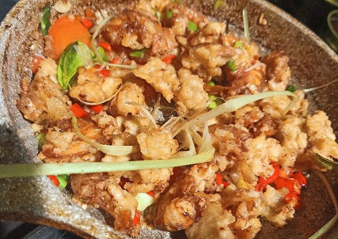 Fried Shrimp with Salt & Pepper