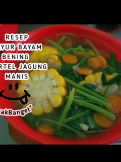 Foto resep Resep Sayur Bayam Bening Wortel Jagung Manis