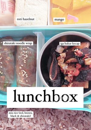 Foto resep Bekal suami-shirataki wrap & iga bakar