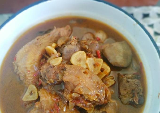 Semur ayam + Rempelo Ati