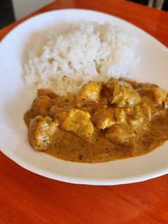 Una foto de Pollo al curry