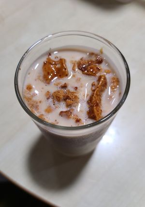 焦糖脆脆冰拿鐵 的食譜成品照片