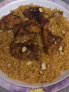 صورة لوصفة كبسة بالدجاج