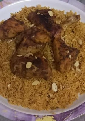 صورة لوصفة كبسة بالدجاج