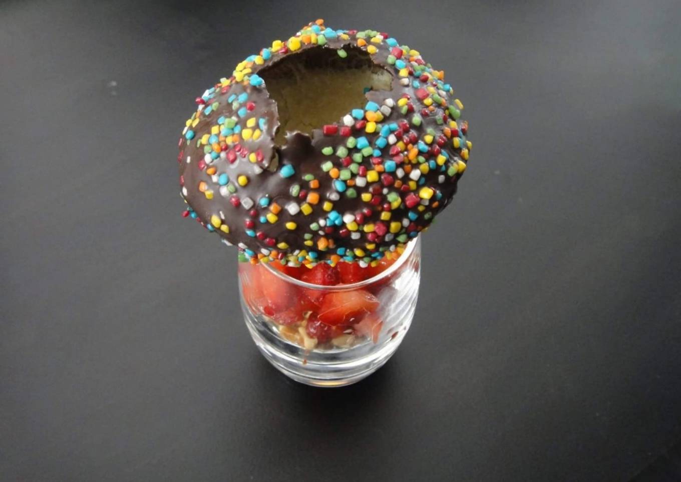 Chocolate Gol Gappa Shots