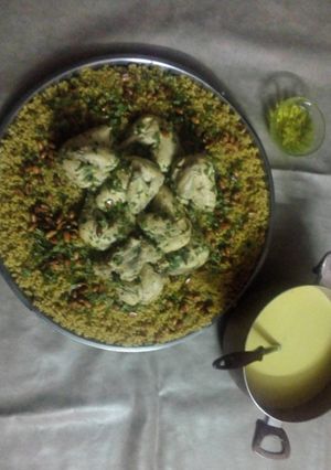 صورة لوصفة منسف برغل