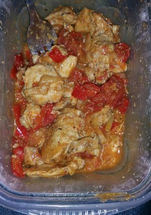 A picture of Trini Chicken.