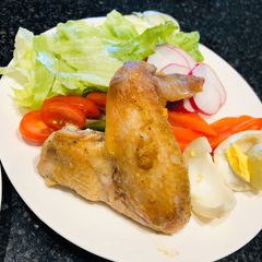 Roast chicken wing (Japanese style) A picture of Roast chicken wing (Japanese style).