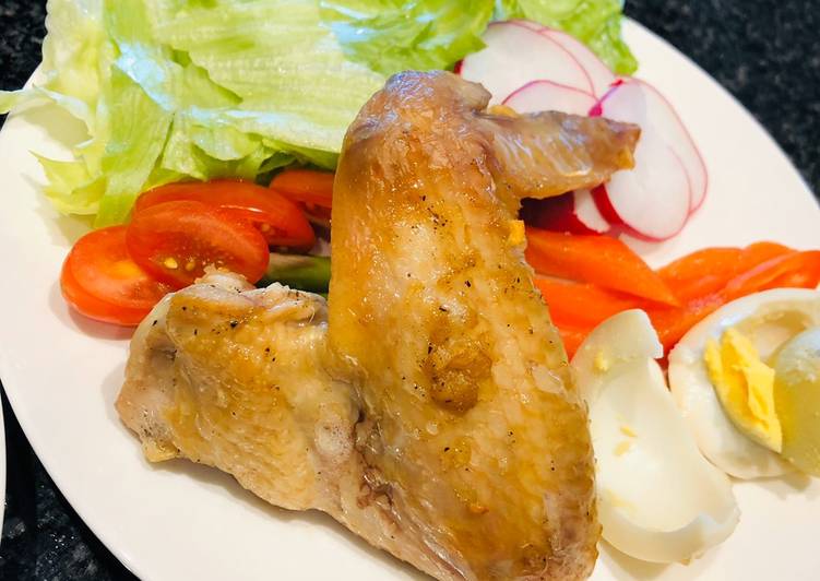 Recipe of Award-winning Roast chicken wing (Japanese style)