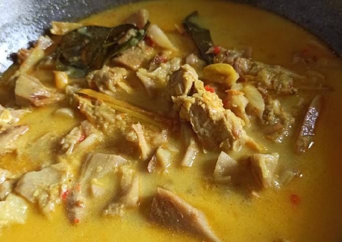 Resep Sayur nangka bersantan, Bikin Ngiler