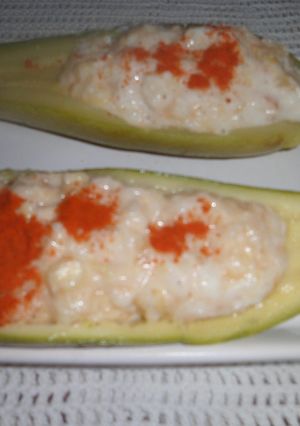 Una foto de Zuccini con choclo