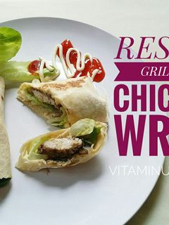 Gambar Grilled chicken wrap #munahmasak