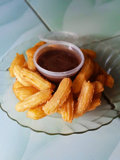 Foto resep Churros With Chocolate Sauce