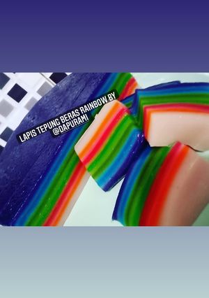Foto resep Lapis pepe rainbow by @dapurAmi