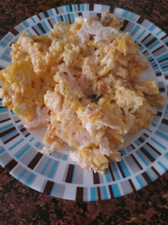 Una foto de Revuelto de Salmón