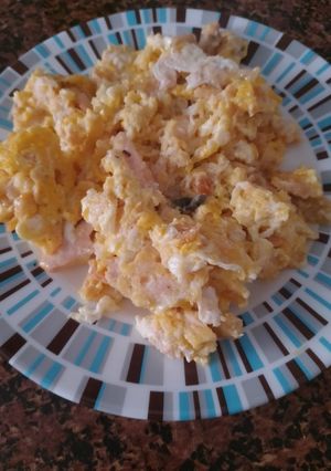 Una foto de Revuelto de Salmón