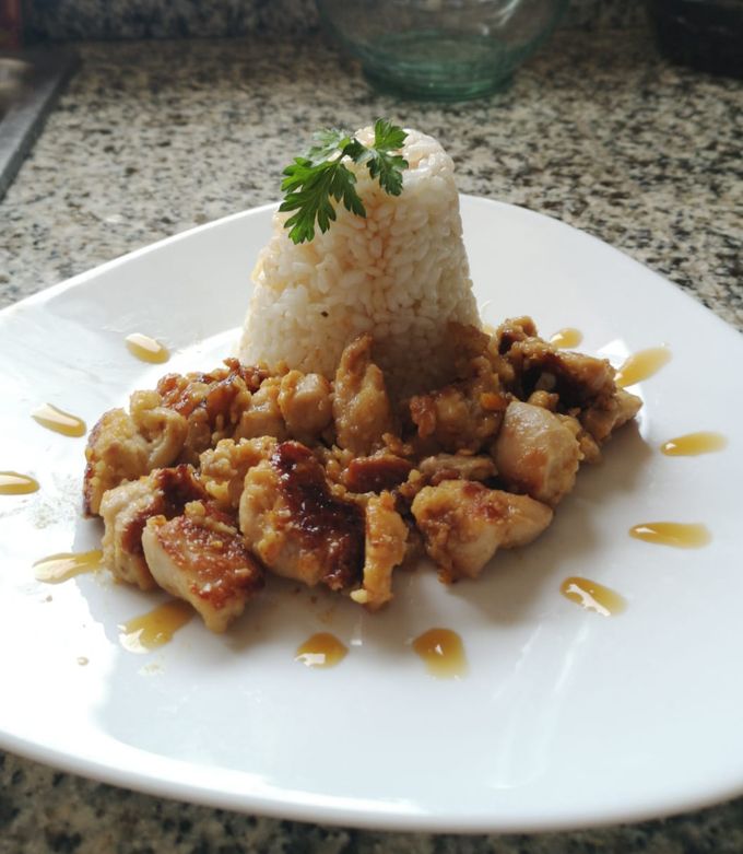 Foto principal de Pollo con naranja y salsa Teriyaki