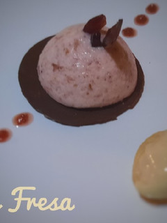 Una foto de Mousse de Fresa