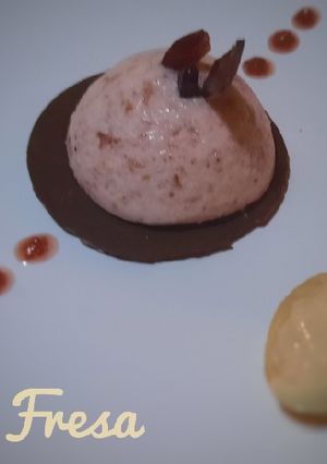 Una foto de Mousse de Fresa