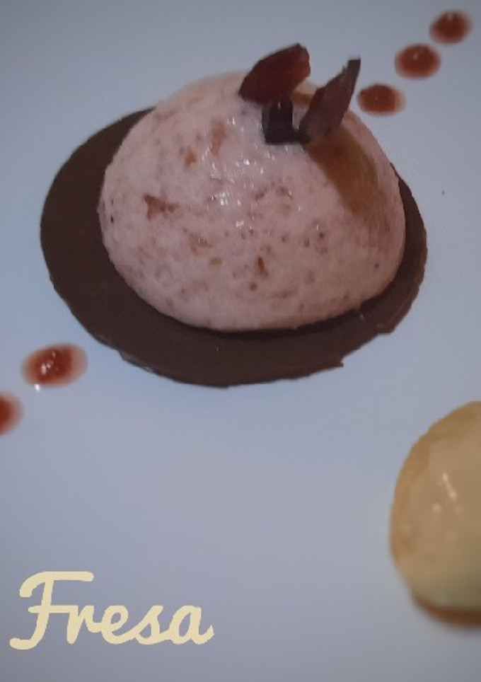 Una foto de Mousse de Fresa