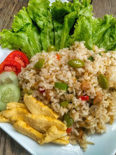 Foto resep Nasi Goreng Ikan Asin Pete