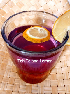 Foto resep Teh Telang Lemon
