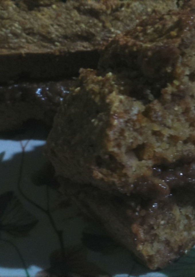 Una foto de Budín dulce integral relleno (vegan, oil-free)!