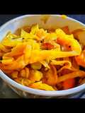 Mixed vegetable kurma side dish for rice