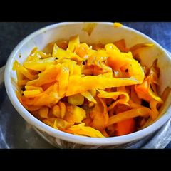 A picture of Mixed vegetable kurma side dish for rice.
