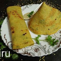 Moong dal Dosa A picture of Moong dal Dosa.
