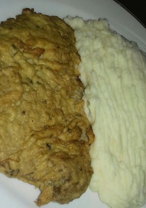 Una foto de Marinera con puré