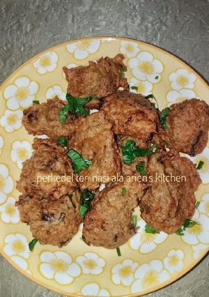 Foto resep Perkedel teri nasi ala Arien's kitchen