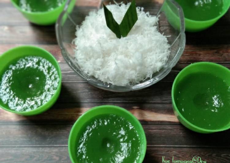 Resep Kue lumpang pandan Anti Gagal