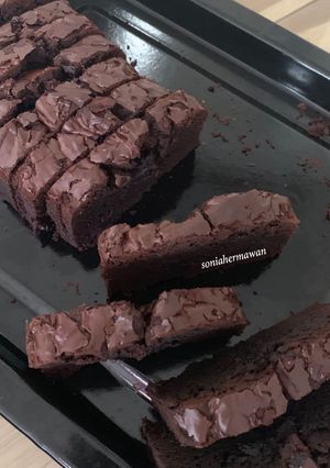 Foto resep Shiny Top Brownies✨