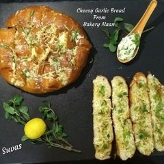 A picture of Cheesy Garlic Bread From Bakery Naan.