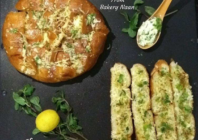 Cheesy Garlic Bread From Bakery Naan