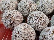 Una foto de trufas chocolina