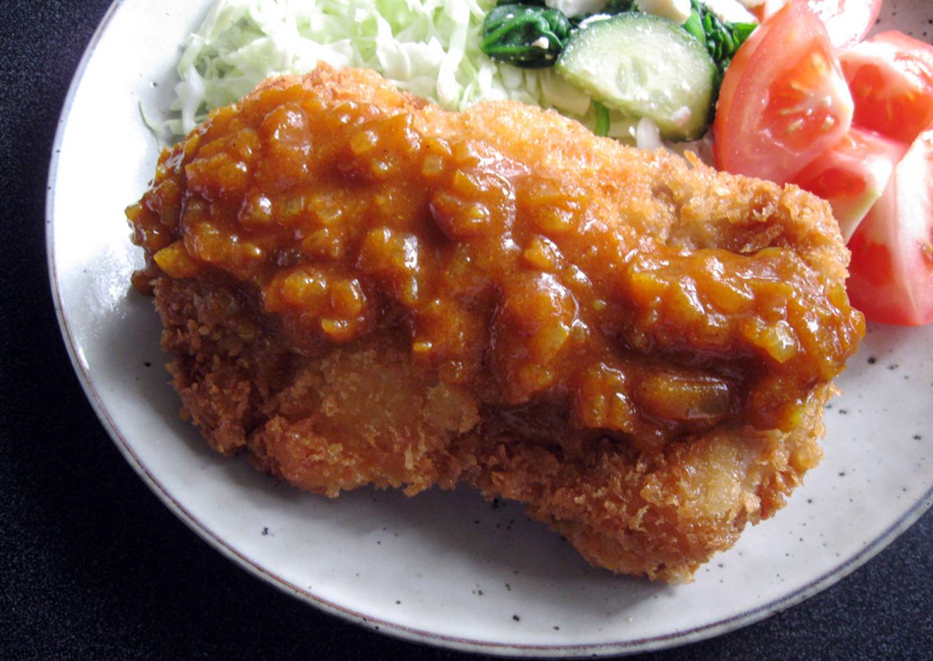 Chicken Katsu with Curry Ketchup Sauce