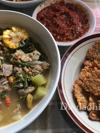 Cara Gampang Membuat Resep Sayur Asem plus tetelan yang Enak Banget Anti Ribet, Mantap