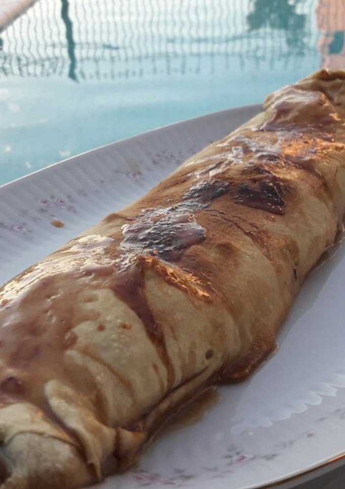 Una foto de Apfelstrudel🍎 (strudel de manzana) 🍎