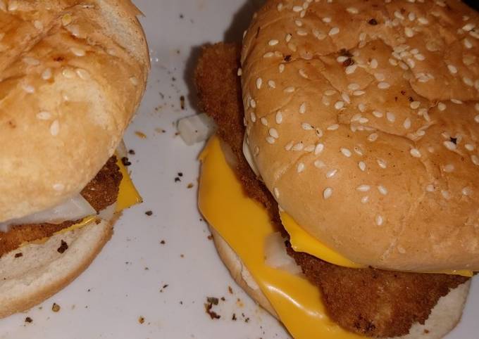 My cod fish sliders