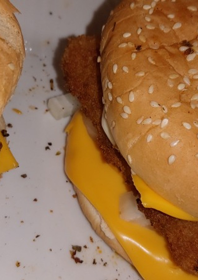 A picture of My cod fish sliders.