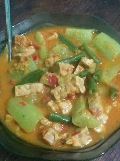 Foto resep Sayur lodeh (tetimcang)tempe timun kacang panjang 😋
