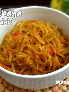 Foto resep Tumis Pepaya Muda Pedas Manis