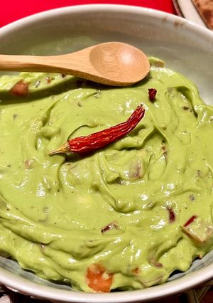 Une photo de Guacamole crémeux