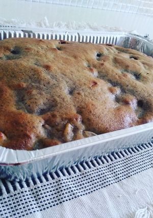 Foto di Torta pere/mele con farina ai mirtilli