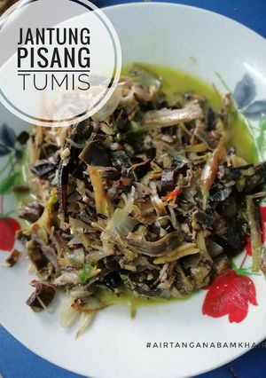 Foto resep Jantung Pisang Tumis